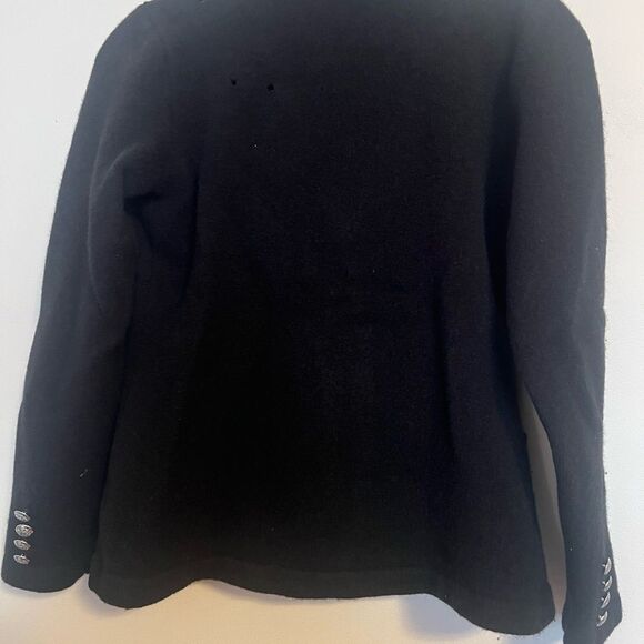 Ralph Lauren Black Sweater with Silver Buttons - Picture 6 of 6